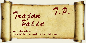 Trojan Polić vizit kartica